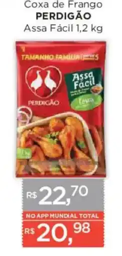 Supermercados Mundial Coxa de Frango Perdigão oferta