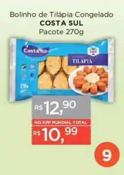 Supermercados Mundial Bolinho de Tilápia Congelado oferta