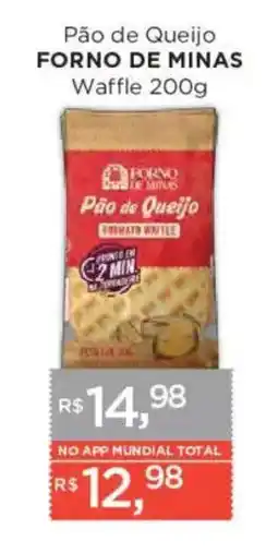 Supermercados Mundial Pão de Queijo oferta