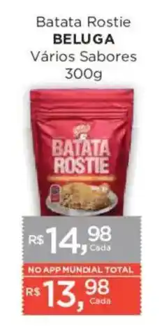 Supermercados Mundial Batata rostie beluga vários sabores oferta