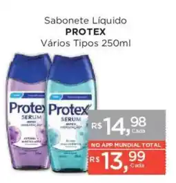 Supermercados Mundial Sabonete Líquido Protex Vários Tipos oferta