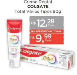 Supermercados Mundial Creme Dental Colgate Total Vários Tipos oferta