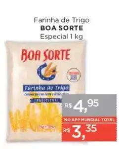 Supermercados Mundial Farinha de trigo boa sorte especial oferta