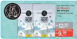 Supermercados Mundial Sal Marinho Fino de Mossoró BR SPICES Integral Pacote oferta
