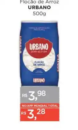 Supermercados Mundial Flocão de arroz urbano oferta