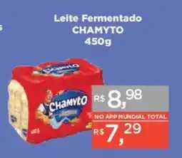 Supermercados Mundial Leite fermentado chamyto oferta