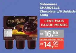Supermercados Mundial Sobremesa chandelle oferta
