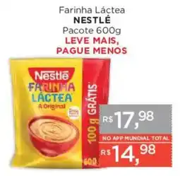 Supermercados Mundial Farinha Láctea Nestlé oferta