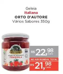 Supermercados Mundial Geleia italiana orto d'autore oferta