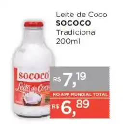 Supermercados Mundial Leite de Coco Sococo Tradicional oferta
