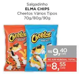 Supermercados Mundial Salgadinho elma chips cheetos vários tipos oferta
