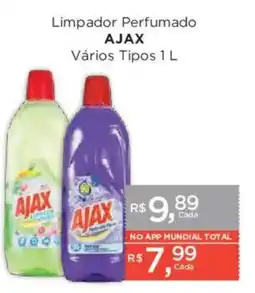 Supermercados Mundial Limpador Perfumado Ajax Vários Tipos oferta