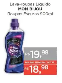 Supermercados Mundial Lava-roupas Líquido Mon Bijou Roupas Escuras oferta