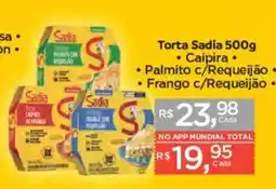 Supermercados Mundial Torta sadia oferta