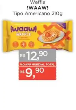 Supermercados Mundial Waffle !WA AW! Tipo Americano oferta