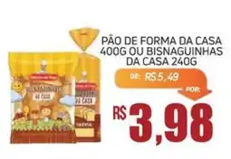Economart Atacadista Pão de forma da casa oferta