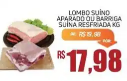 Economart Atacadista Lombo suíno aparado ou barriga suína resfriada kg oferta