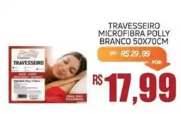 Economart Atacadista Travesseiro microfibra polly branco oferta