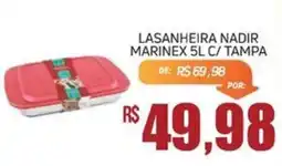 Economart Atacadista Lasanheira nadir marinex 5l c/ tampa oferta