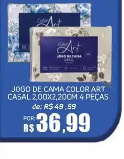 Economart Atacadista Jogo de cama color art casal oferta