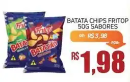 Economart Atacadista batata chips fritop 50g sabores oferta