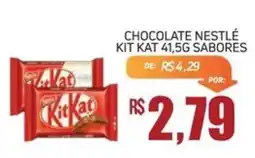 Economart Atacadista chocolate nestlé kit kat 41,5g sabores oferta
