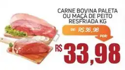 Economart Atacadista Carne bovina paleta ou maça de peito resfriada kg oferta