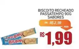 Economart Atacadista Biscoito recheado passatempo sabores oferta