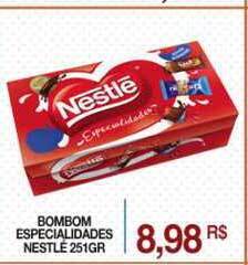 Mercadão Atacadista Bombom Especialidades Nestlé 251g oferta