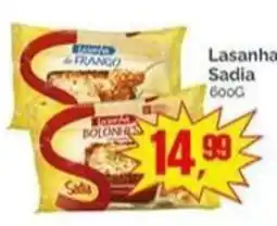 Supermercados Rena Lasanha Sadia oferta