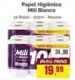 Supermercados Rena Papel Higiênico Mili Bianco oferta