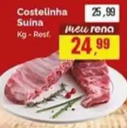 Supermercados Rena Costelinha Suína oferta