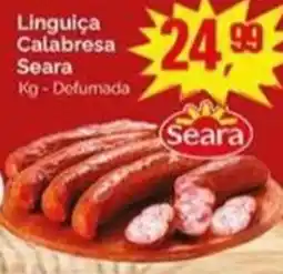 Supermercados Rena Linguiça Calabresa Seara oferta