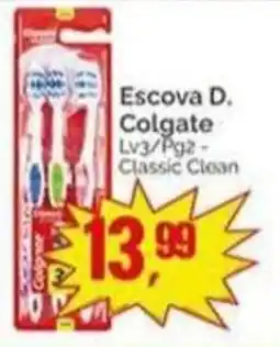 Supermercados Rena Escova D. Colgate Lv3/Pg2 - Classic Clean oferta