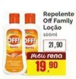 Supermercados Rena Repelente Off Family Loção oferta
