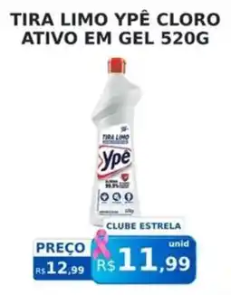 Supermercado Estrela Azul tira limo ypê cloro ativo em gel oferta