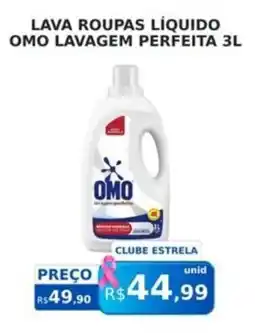 Supermercado Estrela Azul Lava roupas líquido omo lavagem perfeita oferta
