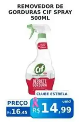 Supermercado Estrela Azul Removedor de gorduras cif spray oferta