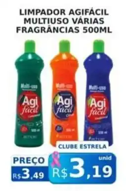 Supermercado Estrela Azul Limpador agifácil multiuso várias fragrâncias oferta