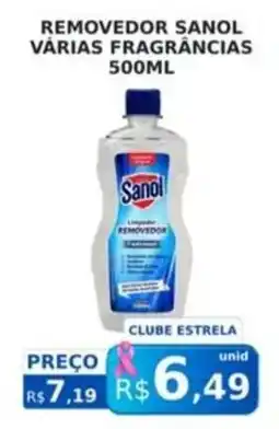 Supermercado Estrela Azul Removedor sanol variadas fragrâncias oferta