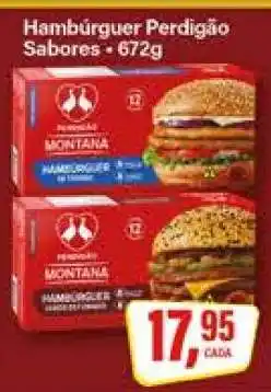 Rede Supermarket Hambúrguer Perdigão Sabores oferta