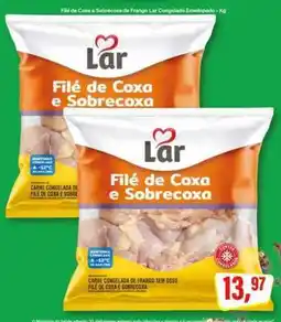 Rede Supermarket Filé de Coxa e Sobrecoxa de Frango Lar Congelado Envelopado oferta