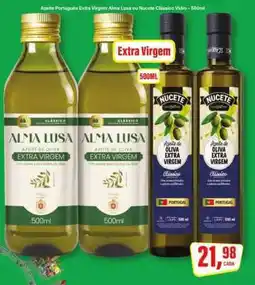 Rede Supermarket Azeite Português Extra Virgem Alma Lusa ou Nucete Clássico Vidro oferta