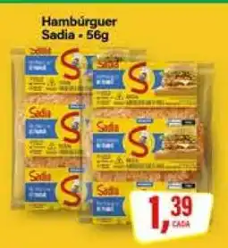 Rede Supermarket Hambúrguer Sadia oferta