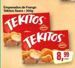 Rede Supermarket Empanados de Frango Tekitos Seara oferta