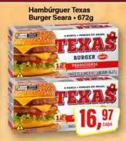 Rede Supermarket Hambúrguer Texas oferta
