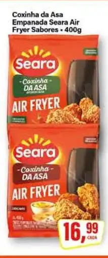 Rede Supermarket Coxinha da Asa Empanada Seara Air Fryer Sabores oferta