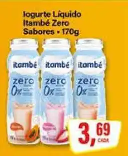 Rede Supermarket Iogurte Líquido Itambé Zero Sabores oferta