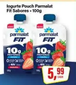 Rede Supermarket Iogurte Pouch Parmalat Fit Sabores oferta