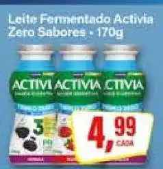 Rede Supermarket Leite Fermentado Activia Zero Sabores oferta